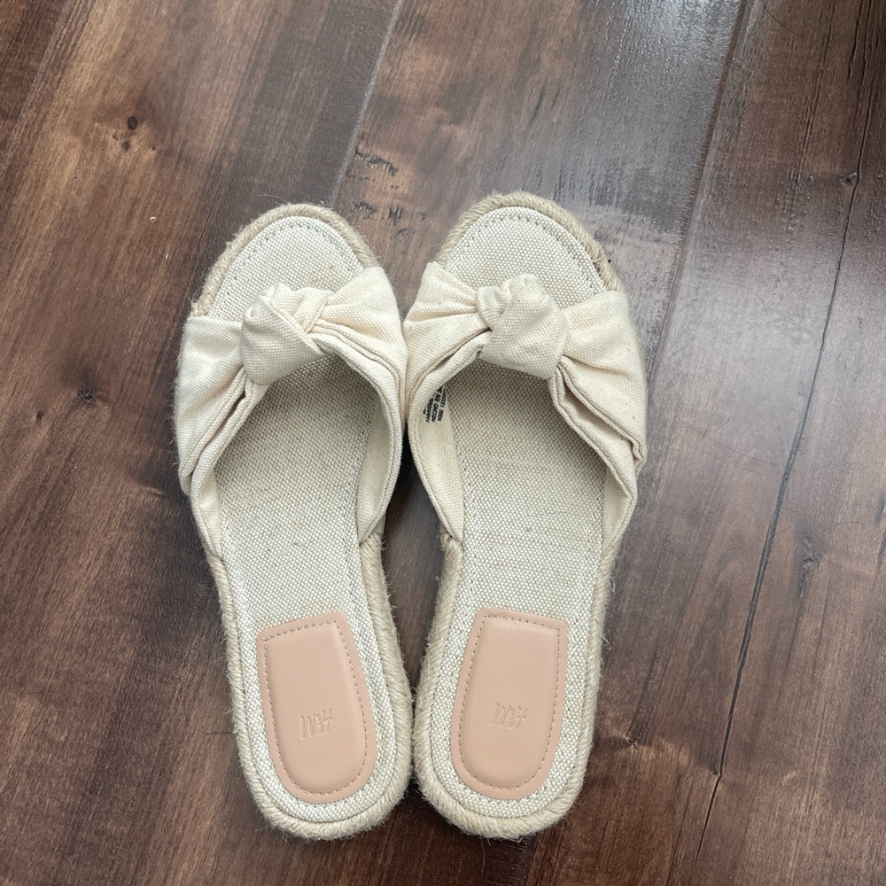 Elegant Cream Women's Slip-On Shoes